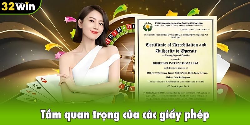Tầm quan trọng của các giấy phép